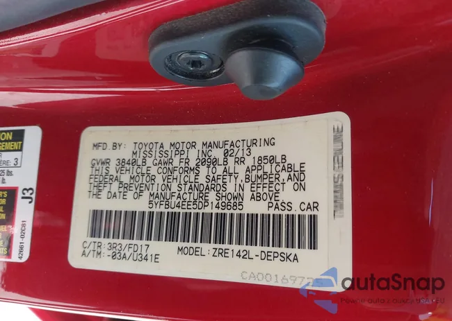 5YFBU4EE5DP149685: 39757008