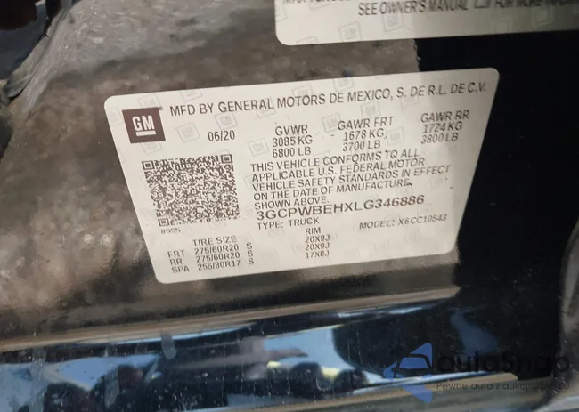 3GCPWBEHXLG346886: 39764368