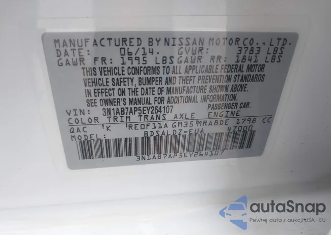 3N1AB7AP5EY264107: 39768291