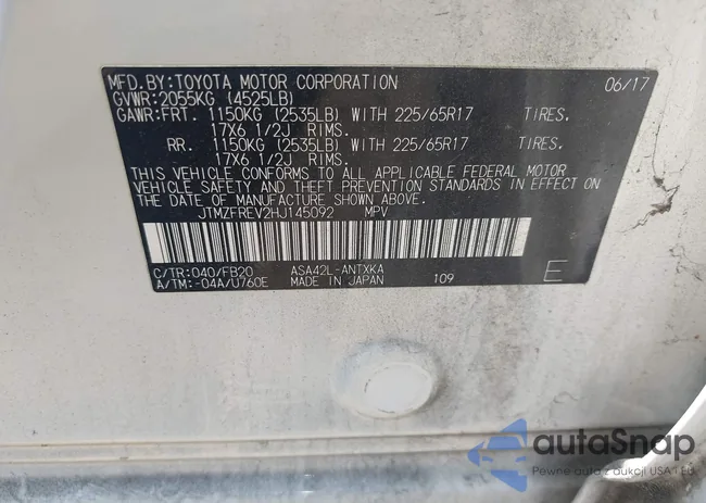 JTMZFREV2HJ145092: 39769751