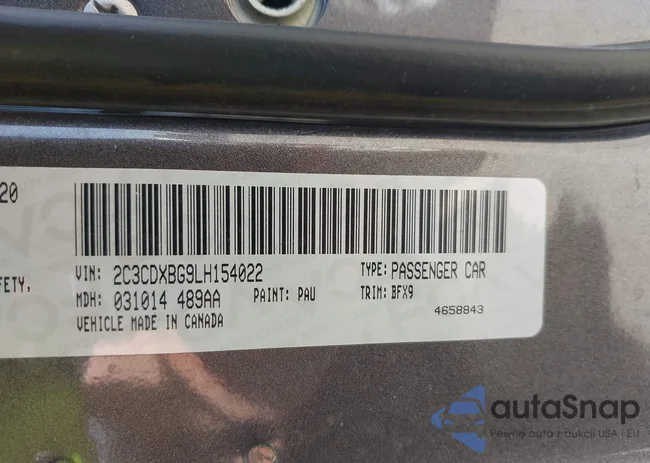 2C3CDXBG9LH154022: 39771900