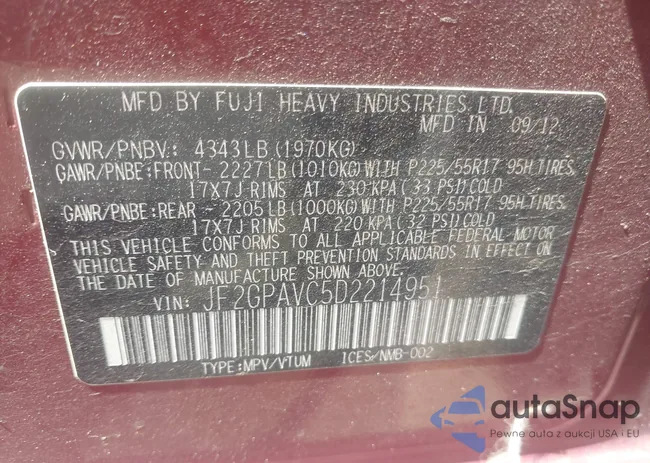 JF2GPAVC5D2214951: 39774103