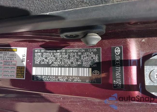 JTKDE177160110391: 39774116