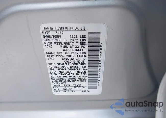 JN8AS5MV0CW717098: 39788117