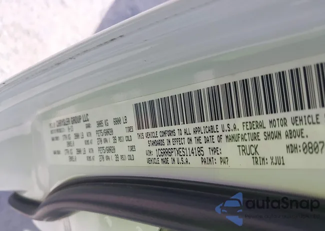 1C6RR6PTXES114185: 39788238