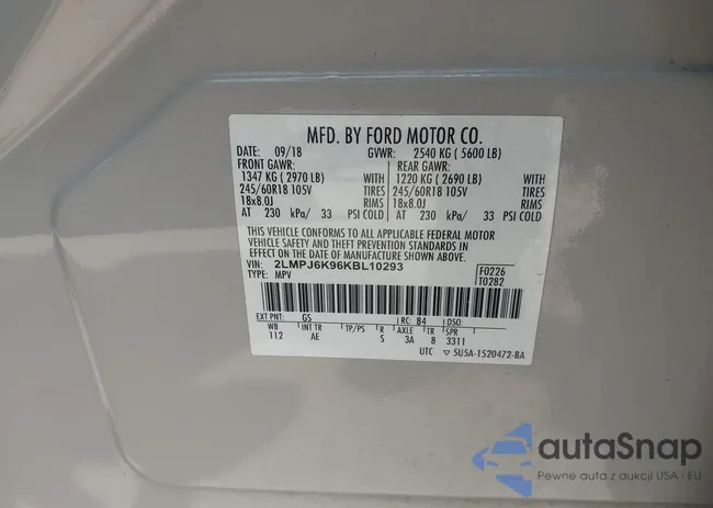 2LMPJ6K96KBL10293: 39790811