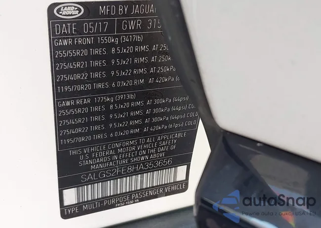 SALGS2FE8HA353656: 39790350