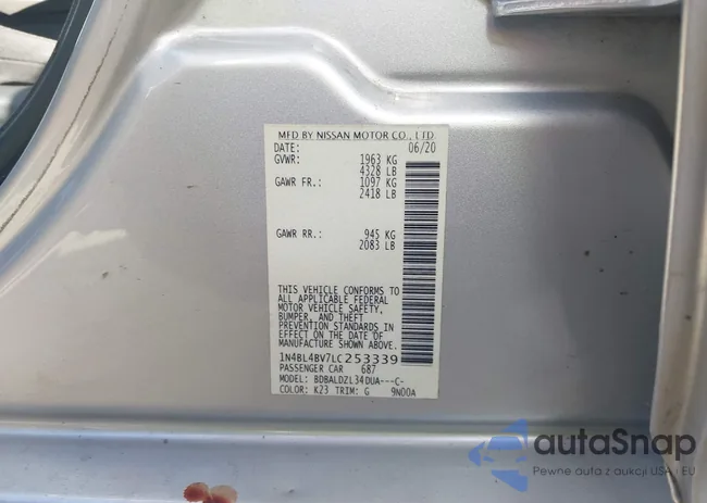 1N4BL4BV7LC253339: 39792971