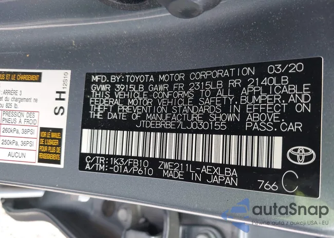 JTDEBRBE7LJ030155: 39794740