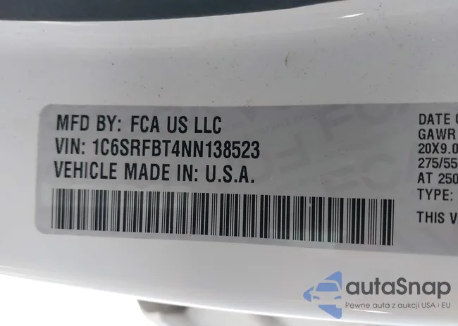 1C6SRFBT4NN138523: 39795093