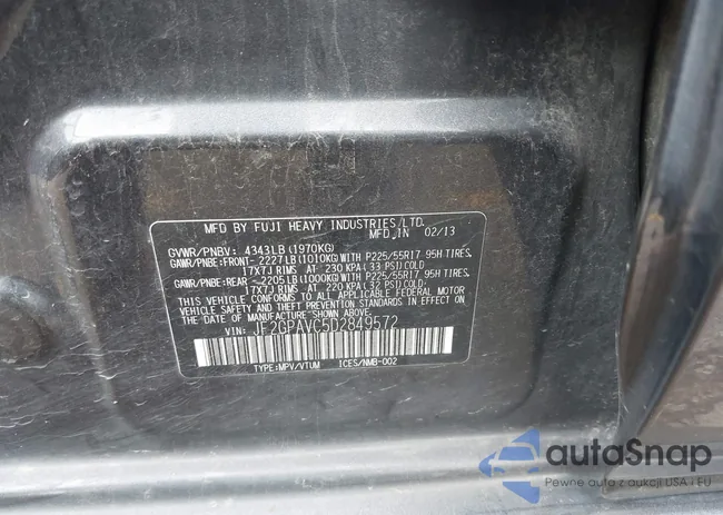 JF2GPAVC5D2849572: 39797058