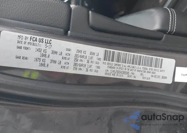 1C4RJFBG5HC899305: 39799765