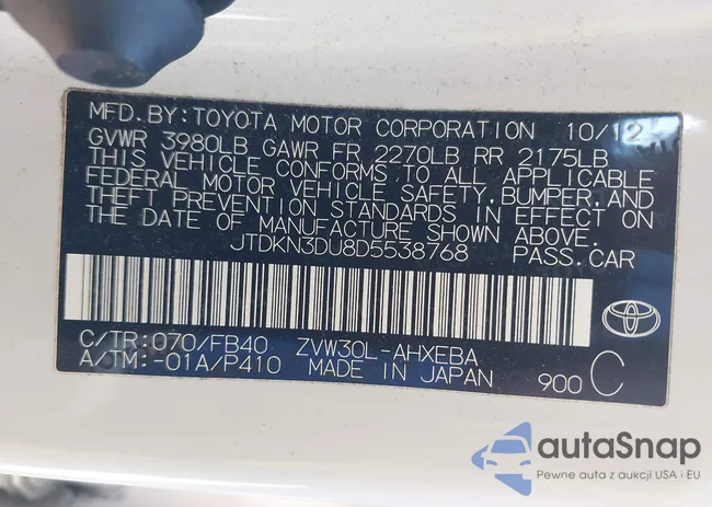 JTDKN3DU8D5538768: 39800320