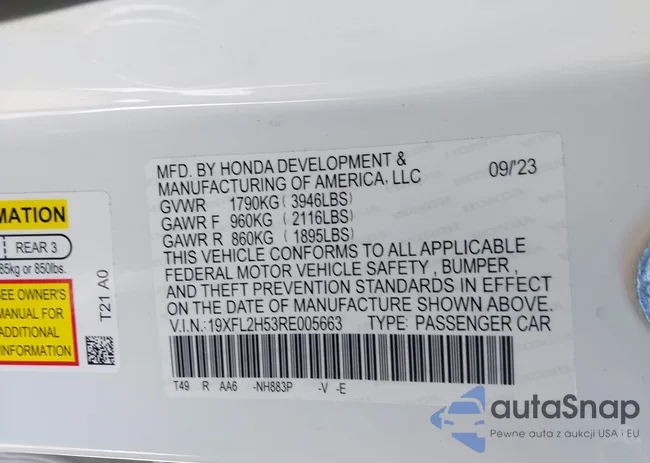 19XFL2H53RE005663: 39803680