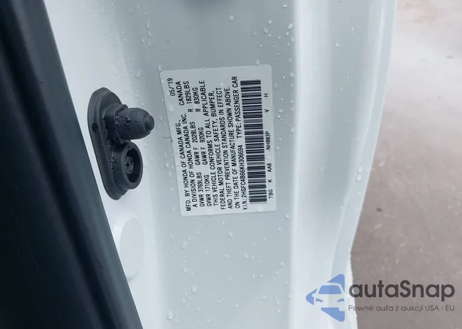 2HGFC4B66KH306694: 39814778