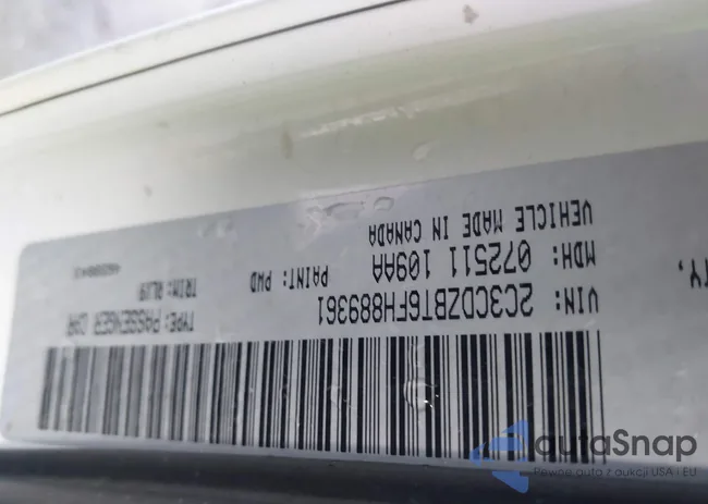 2C3CDZBT6FH889361: 39815233