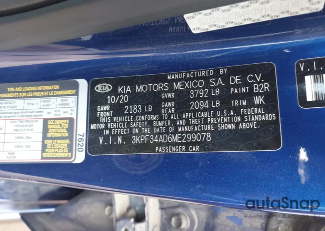 3KPF34AD6ME299078: 39818446