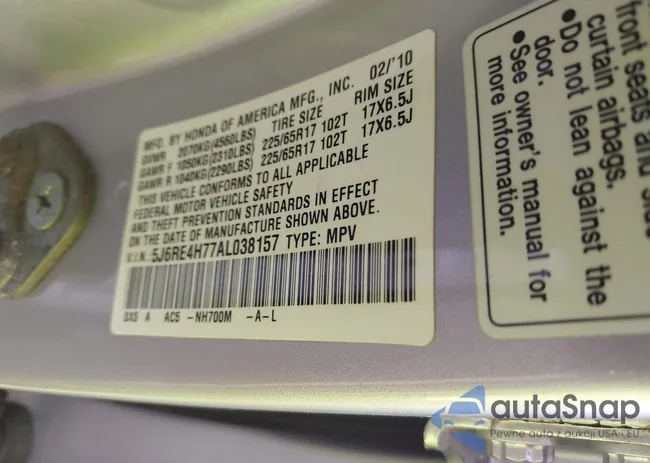 5J6RE4H77AL038157: 39821731