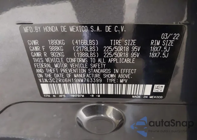 3CZRU6H19NM763399: 39827236