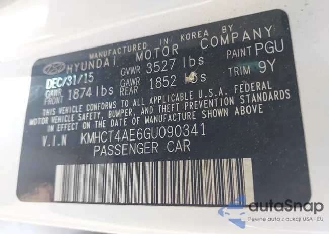 KMHCT4AE6GU090341: 39832395