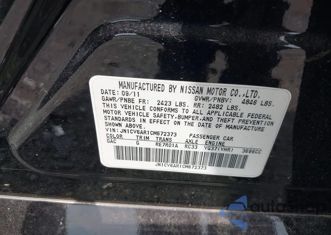 JN1CV6AR1CM672373: 39835711