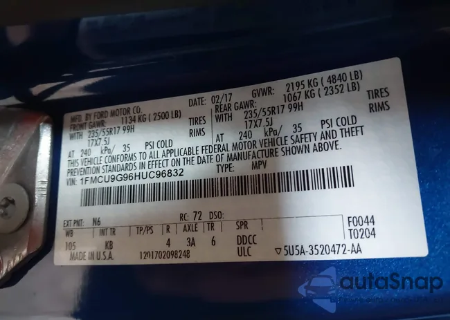 1FMCU9G96HUC96832: 39837053