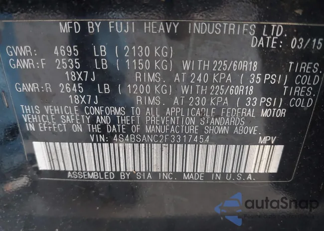 4S4BSANC2F3317454: 39840737