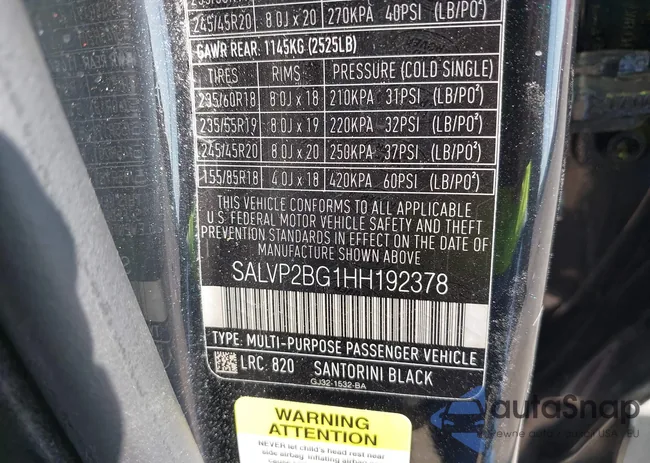 SALVP2BG1HH192378: 39841657