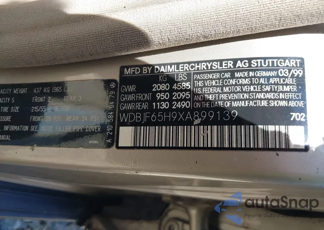 WDBJF65H9XA899139: 39842646