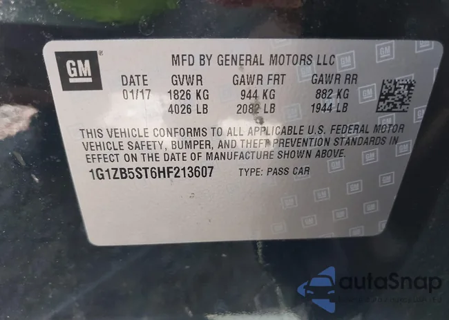 1G1ZB5ST6HF213607: 39843307