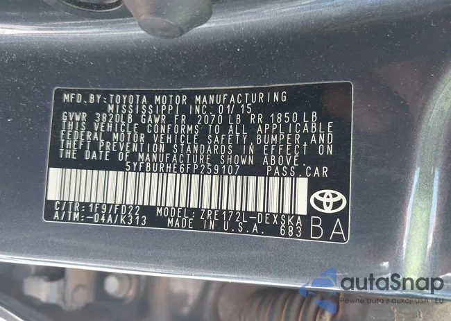 5YFBURHE6FP259107: 39845959