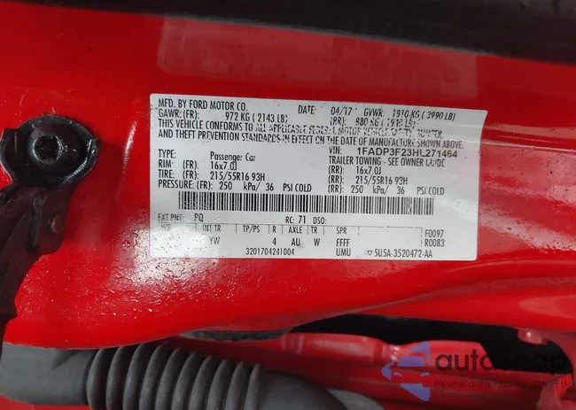 1FADP3F23HL271464: 39847516