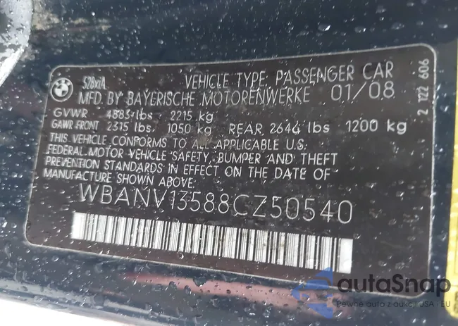 WBANV13588CZ50540: 39859443