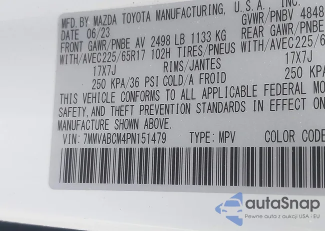 7MMVABCM4PN151479: 39870686