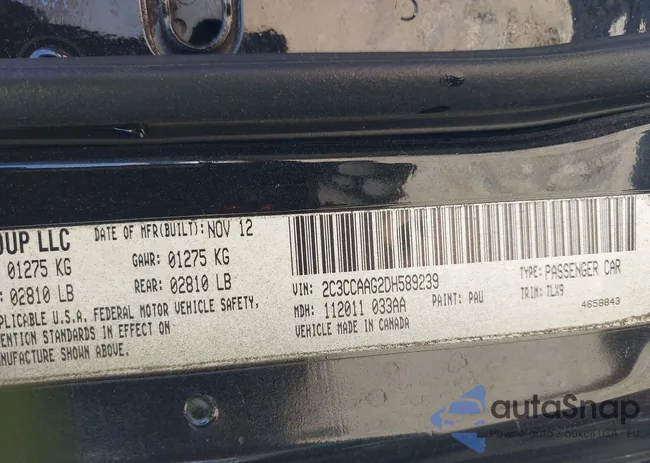 2C3CCAAG2DH589239: 39873993