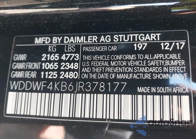 WDDWF4KB6JR378177: 39876798