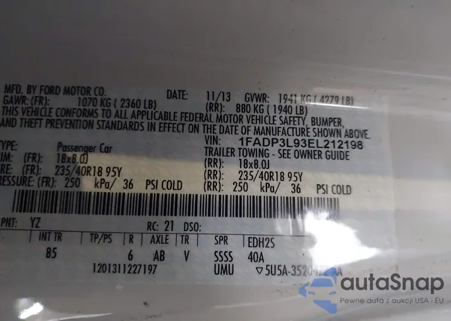 1FADP3L93EL212198: 39877915