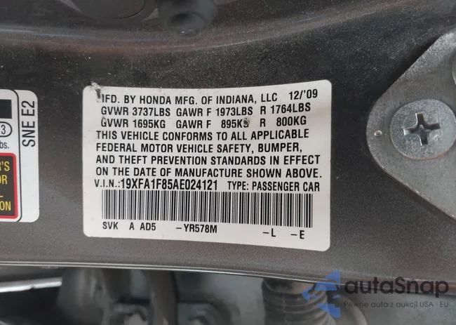 19XFA1F85AE024121: 39878857