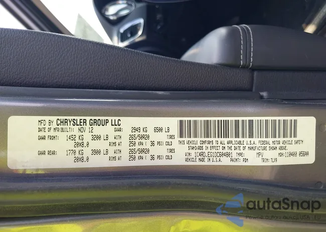 1C4RDJEG1DC604801: 39885986