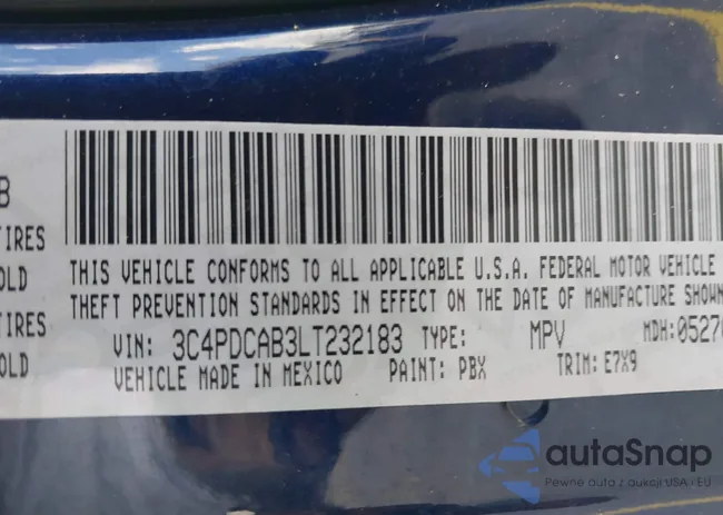 3C4PDCAB3LT232183: 39888970