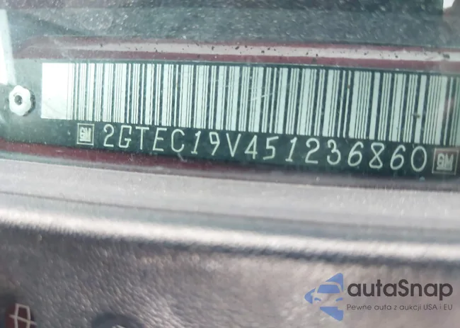 2GTEC19V451236860: 39896952