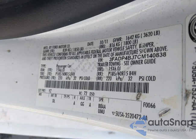 3FADP4BJ7CM140838: 39899895