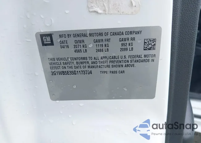 2G1WB5E35G1173704: 39900459