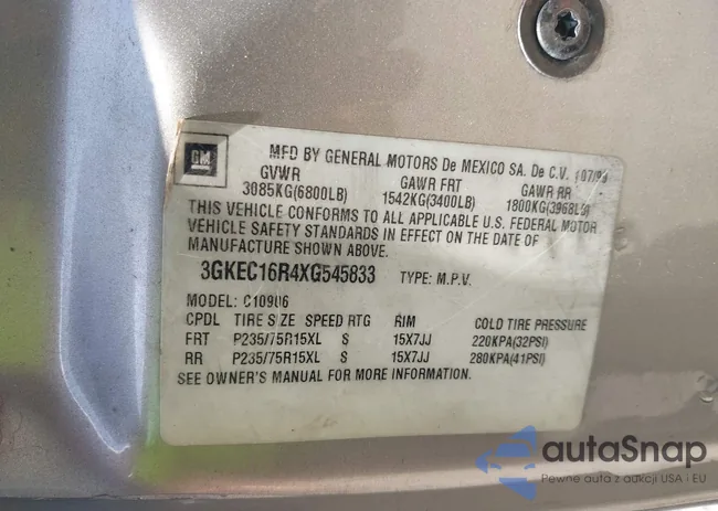 3GKEC16R4XG545833: 39901377