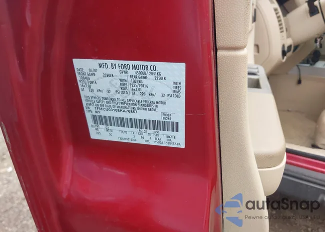 1FMCU03188KA76857: 39907887