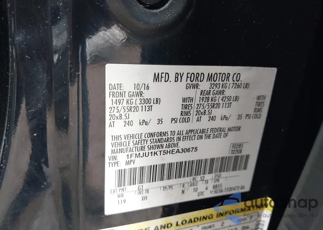 1FMJU1KT5HEA30675: 39910043