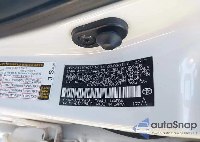 JTDZN3EU7C3101853: 40911864