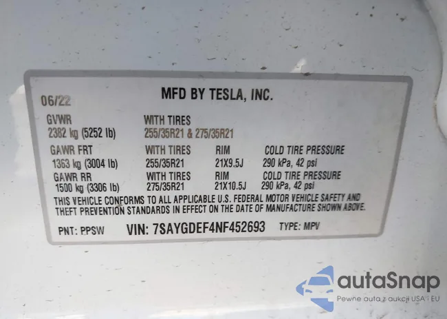 7SAYGDEF4NF452693: 40921543