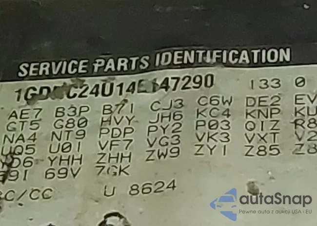 1GDHC24U14E147290: 40924305