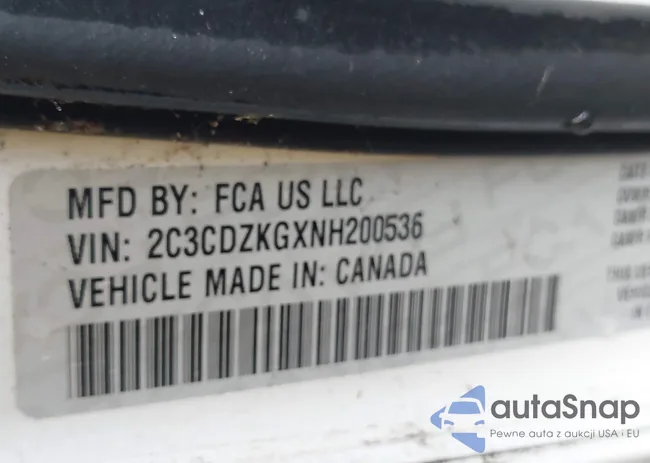 2C3CDZKGXNH200536: 40925560